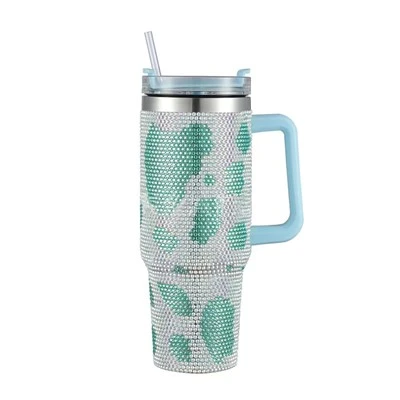 Pedido a granel de 40 oz Tazas de café de diamantes de imitación